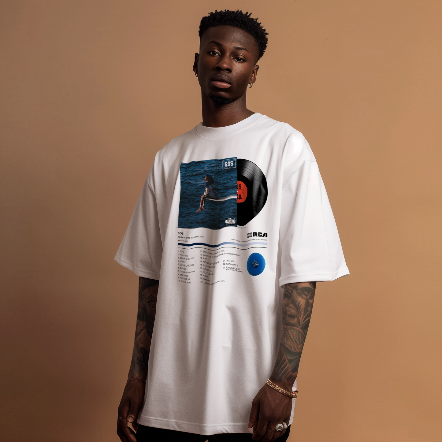 SZA WHITE TEE