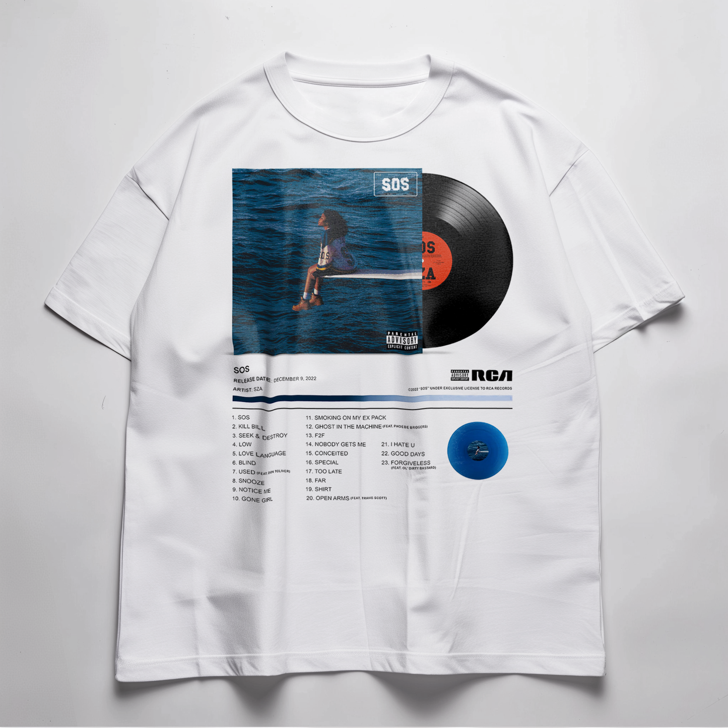 SZA WHITE TEE